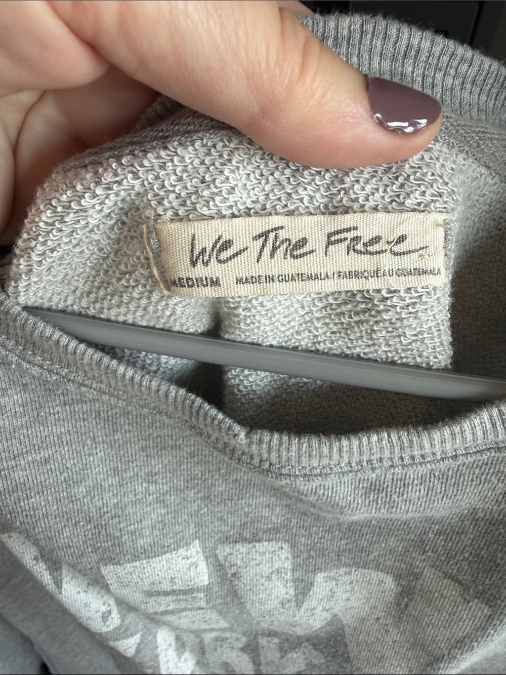 Grey 'New York City' Women's Pullover Sweatshirt - Picture 2 of 3